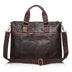 Male Baotou crazy horse leather layer man portable Shoulder Satchel retro casual briefcase