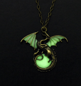 Glowing Dragon Pendant Necklace - Minihomy