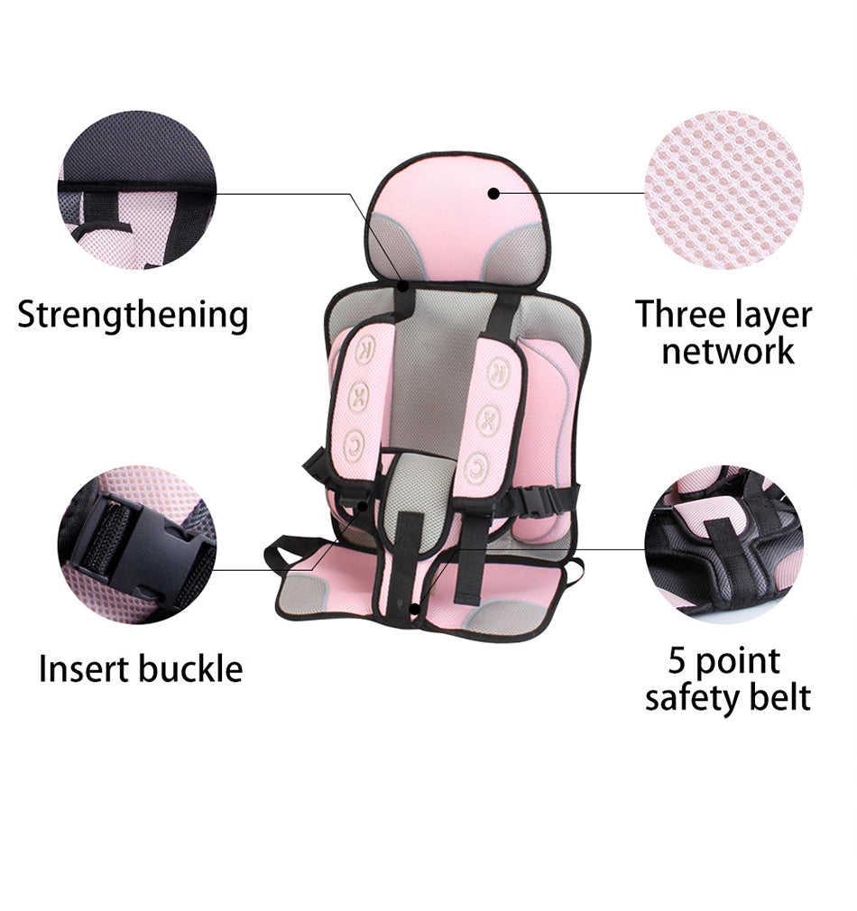 Portable Baby Car Seat Chair Cushion Easy Installation - Minihomy