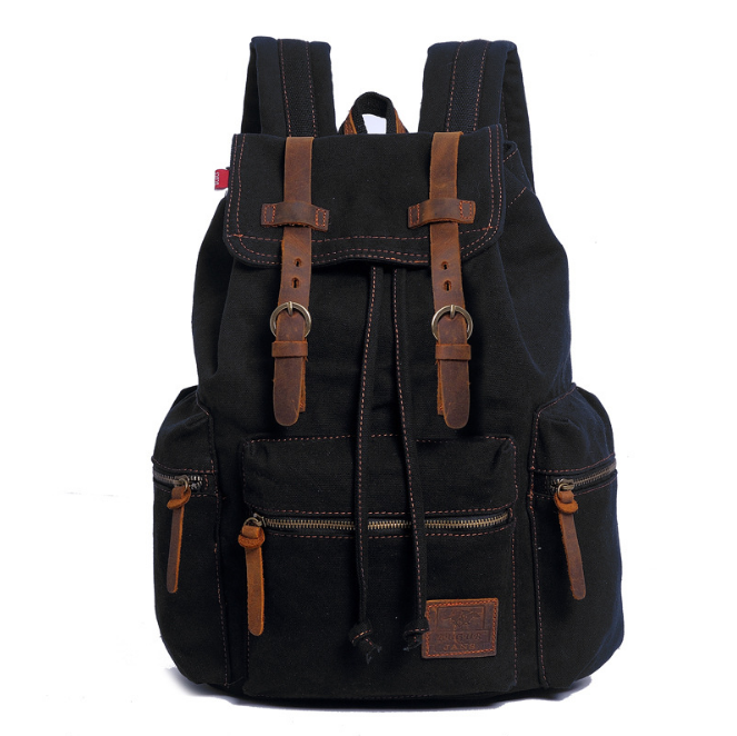 Men's Vintage Canvas Backpack - Minihomy