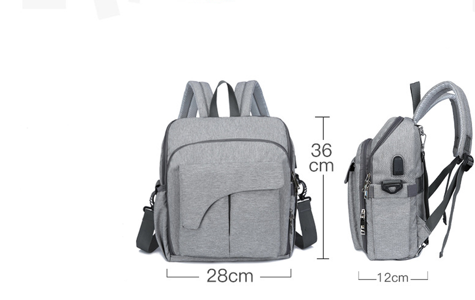 Mommy Backpack Outdoor Large Capacity Backpack Fashion Casual Bag - Minihomy