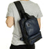 Leather Backpack Bag trend of Korean men's casual outdoor sport for men chest Bag Satchel - Minihomy