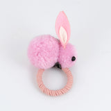 Hair ball rabbit hair ring - Minihomy