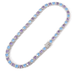 10mm square color blue purple zircon necklace - Minihomy