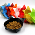 Pet supplies pet bowl melamine slip Colored  Cat Bowl - Minihomy