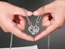 Pendant Love Necklace Set Lover Valentine Gifts Stainless Steel Chain Necklace - Minihomy