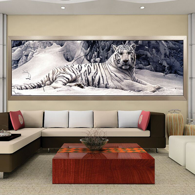 Tiger pattern diamond painting