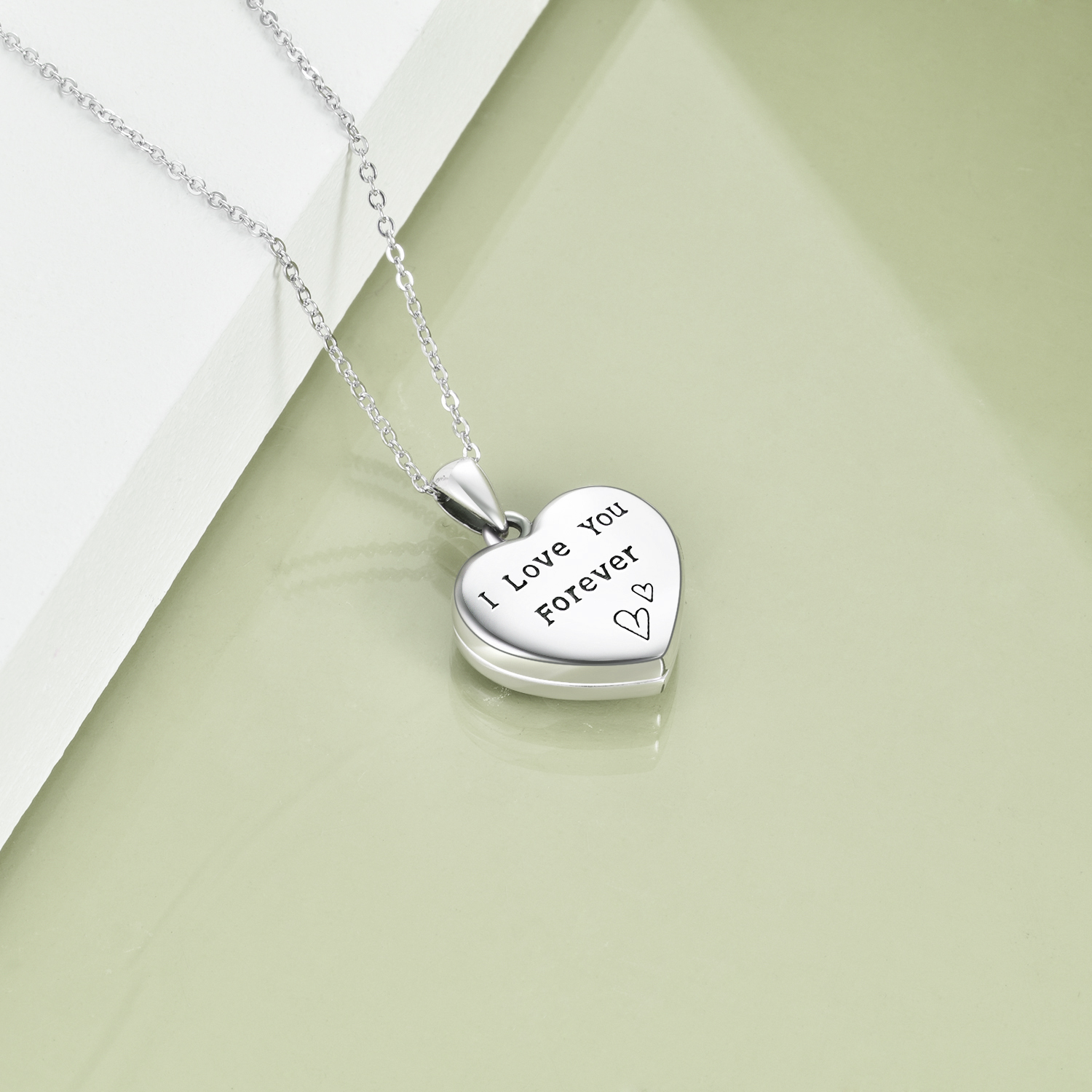 Tree of Life Necklaces Heart Shaped  photo Pendant Family Locket Necklaces that Hold Pictures  Engraved  I Love You Forever