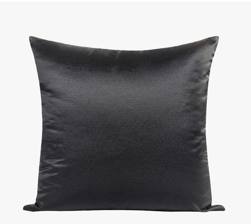 Abstract Texture Embroidery Satin Cushion Pillow Villa Model Room Square Pillow - Minihomy