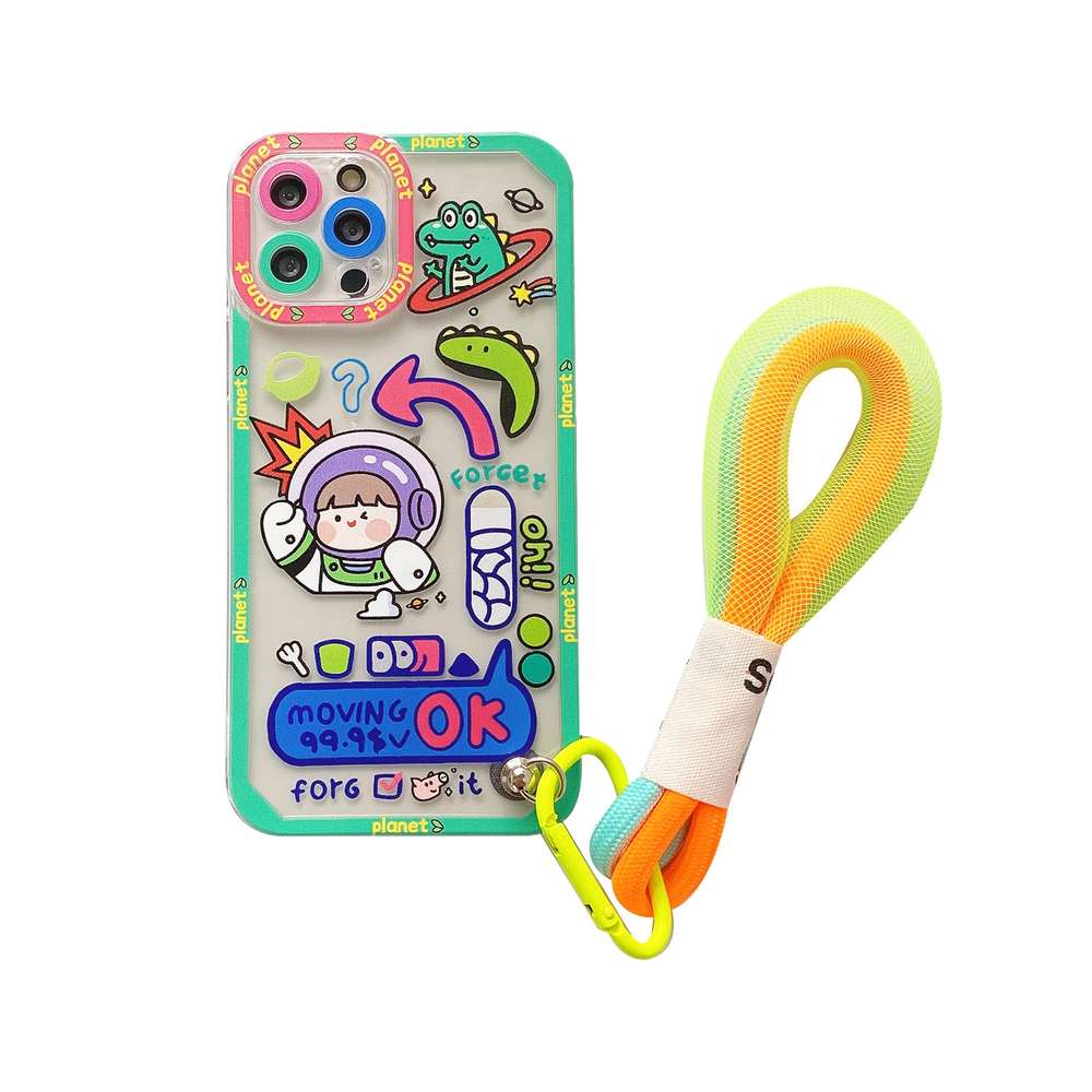 Cute Graffiti label tide Crocodile Case for iphone - Minihomy