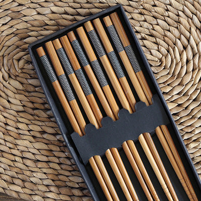 Japanese Style Bamboo Chopsticks - Minihomy