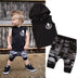 2PCS Toddler Kids Baby Boy Sleeveless Hooded Clothes - Minihomy