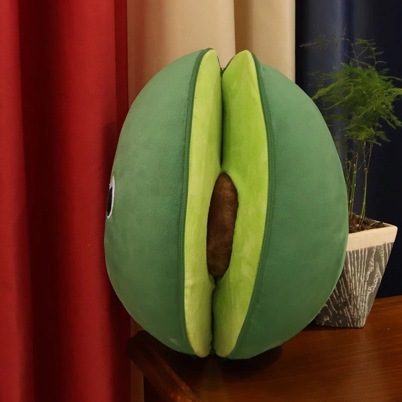 Cute Fruit Avocado Plush Toy and  Cushion Home Room Decor - Minihomy