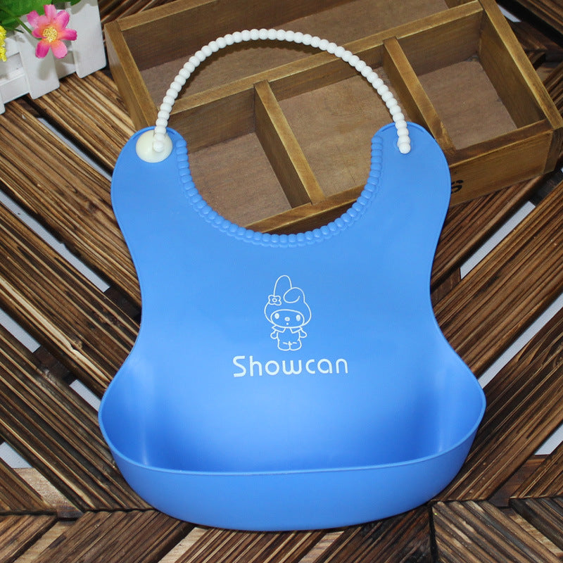 Kid Infant Bibs Baby Soft Silicone Bib - Minihomy