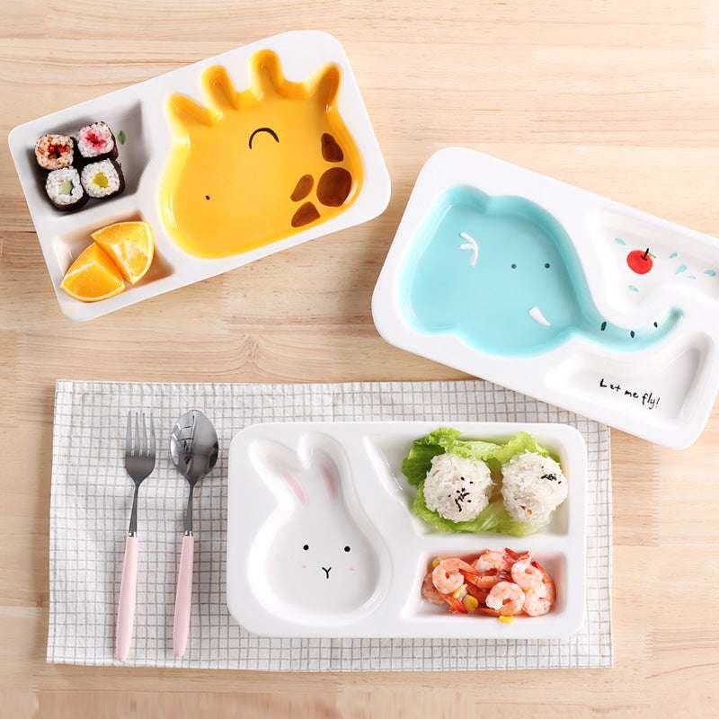 Creative cartoon tableware children baby griddle - Minihomy