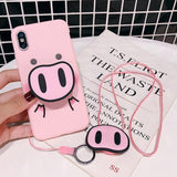 Funny Cartoon Pig Case - Minihomy