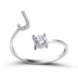 Adjustable 26 Initial Letter Ring Fashion Jewelry For Women - Minihomy