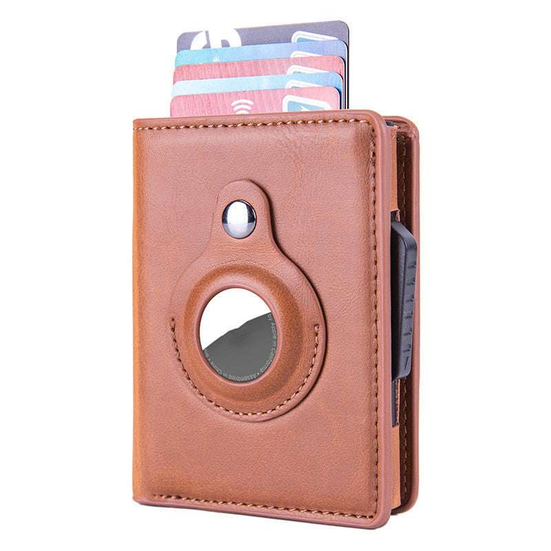 Automatic Card Wallet - Anti-lost PU Leather Card Holder - Minihomy