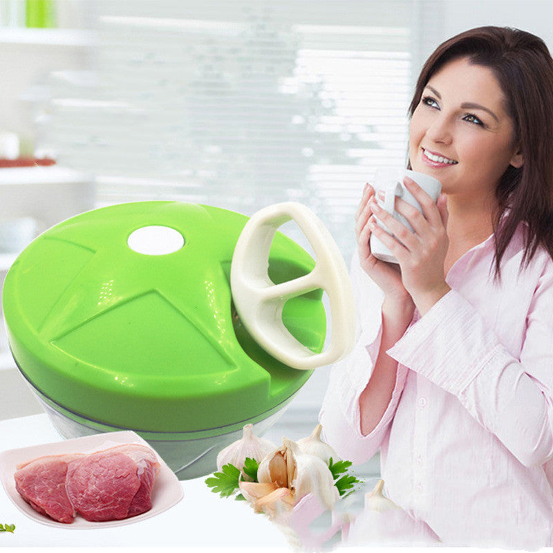 Multifunction Vegetable Fruit Twist Shredder Manual Meat Grinder Chopper Garlic Cutter - Minihomy