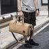 Men's canvas portable travel bag cylinder men's bag lightweight casual cross-border explosion Amazon wish - Minihomy