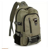 Men's Leisure Canvas Bag retro fashion school computer backpack - Minihomy