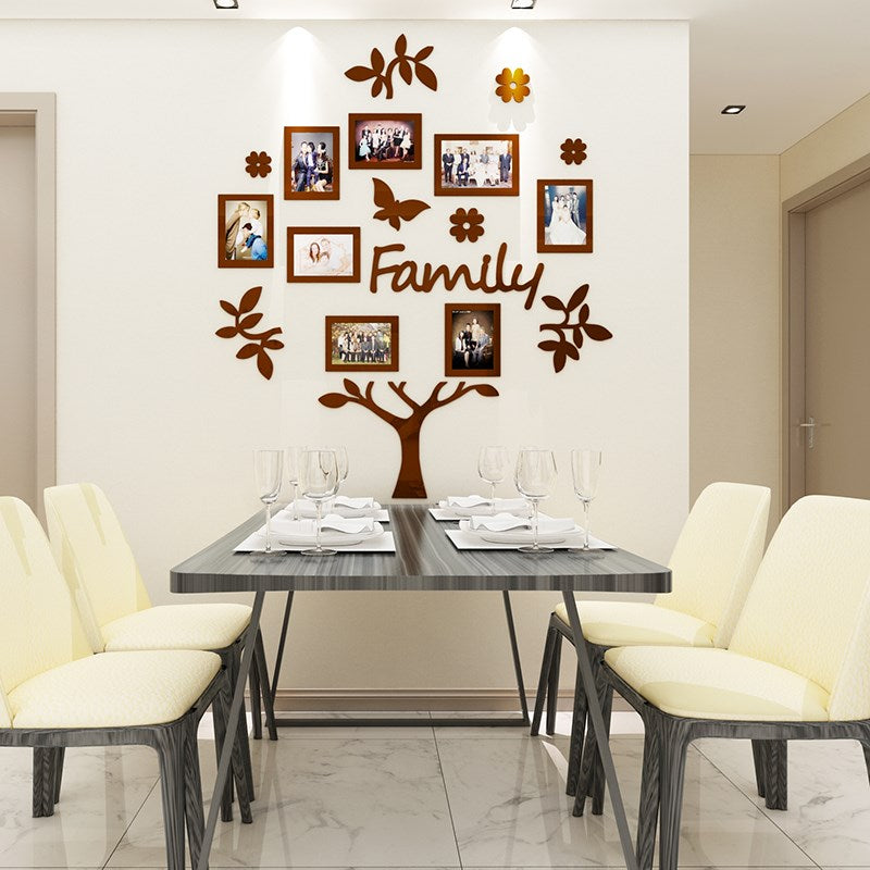 Photo frame tree 3d wall sticker - Minihomy