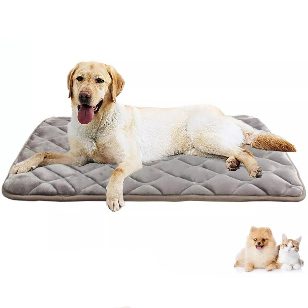 Furrybaby Dog Bed Mat Soft Crate Mat with Anti-Slip Bottom - Minihomy