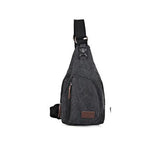 Leisure men's small boobs sports canvas multi-function outdoor slanting shoulder bag - Minihomy