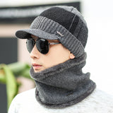 Plush knit hat small iron standard - Minihomy