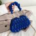 Chain Pleated Portable Messenger Bag - Minihomy