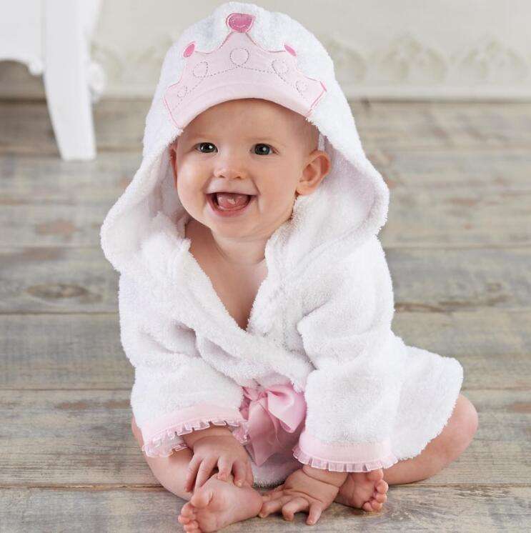 Cartoon Cute Animal Modeling Baby Bath Towels Baby Bathrobes Cotton Children's Bathrobes Baby Hooded - Minihomy