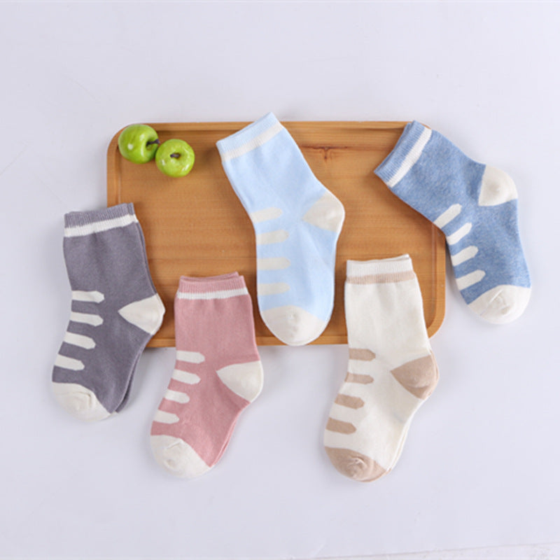 0-6 Y Kids Soft Cotton Socks Boy Girl Baby Cartoon baby socks - Minihomy