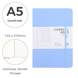 A5 soft leather simple college student bandage book - Minihomy