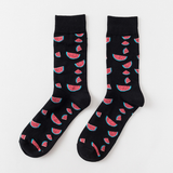 Happy tube socks fruit banana men's and women's socks - Minihomy