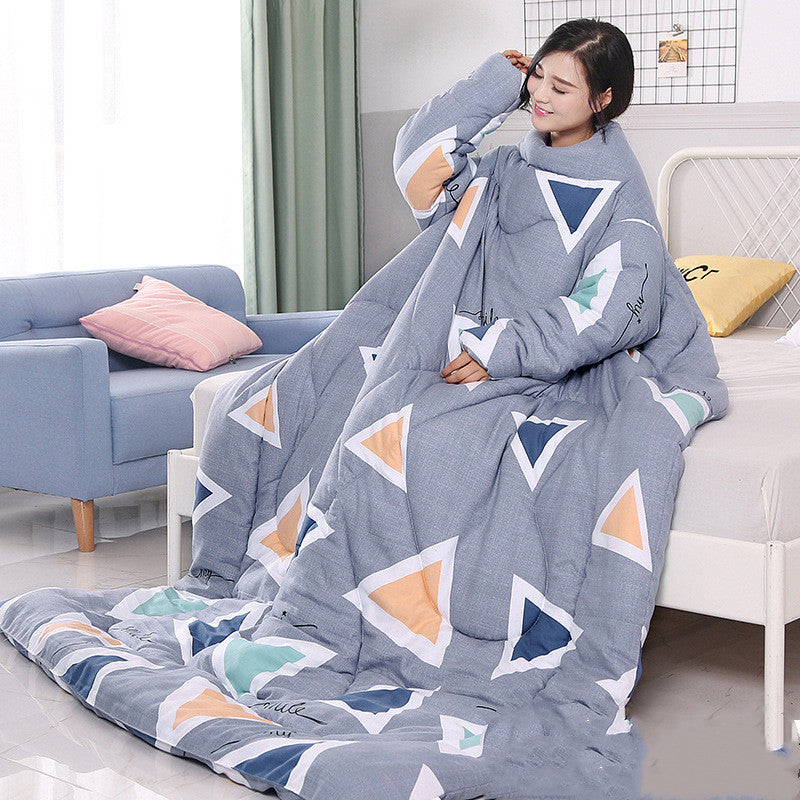 Winter Lazy Quilt with Sleeves - Minihomy