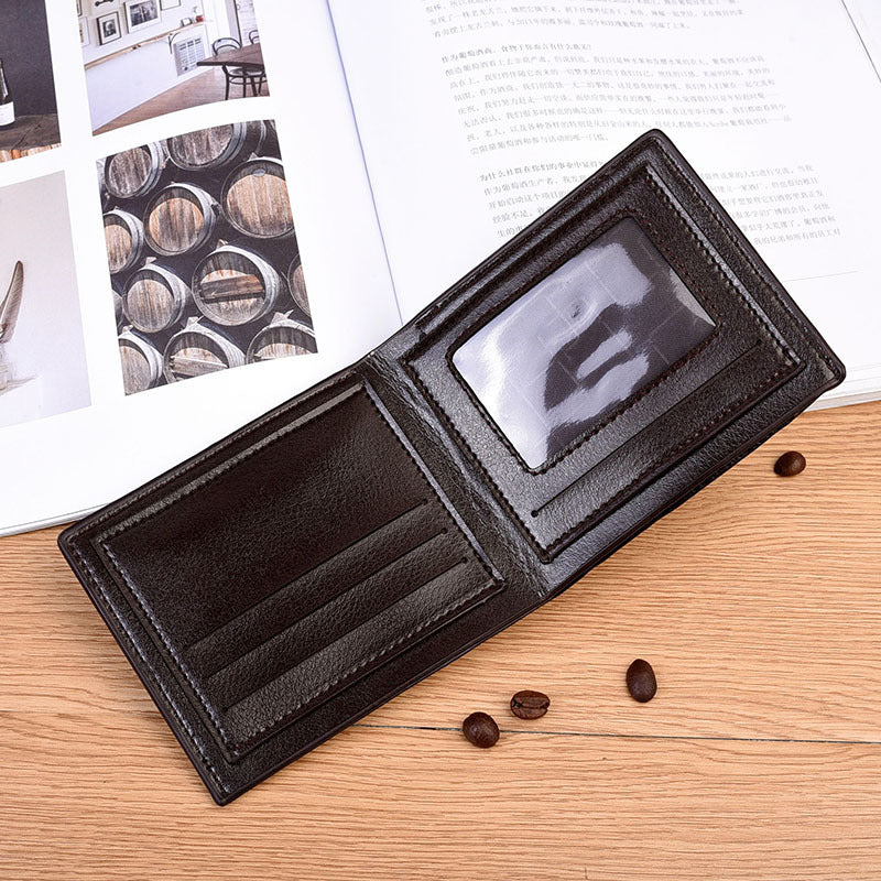 Men's Short Wallet Card Holder Change Cash Organizer Card Holder - Minihomy