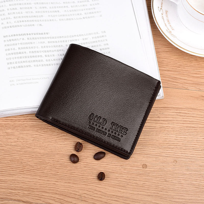 Men's Short Wallet Card Holder Change Cash Organizer Card Holder - Minihomy