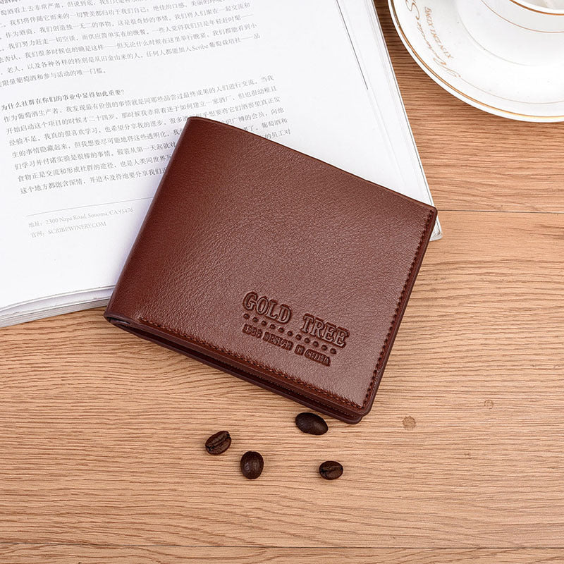 Men's Short Wallet Card Holder Change Cash Organizer Card Holder - Minihomy