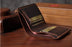 Handmade Vintage Crazy horse Genuine Leather Men Wallet - Minihomy