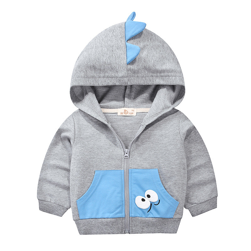 Children's Sweater Boy Jacket Baby Spring And Autumn Clothing - Minihomy