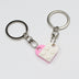 Heart Key Chain Valentines Day Gift Blocks Can Split Key Link Couples - Minihomy