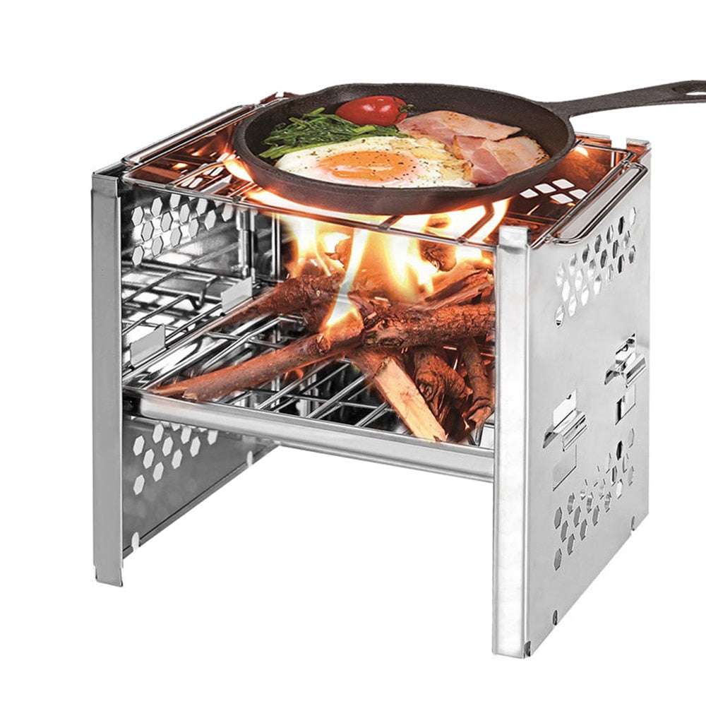 Firewood stove mini barbecue - Minihomy