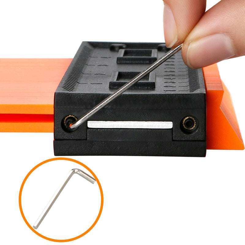 5 10 Inch Contour Gauge Template Plastic Measuring Contour Gauge Duplicator - Minihomy