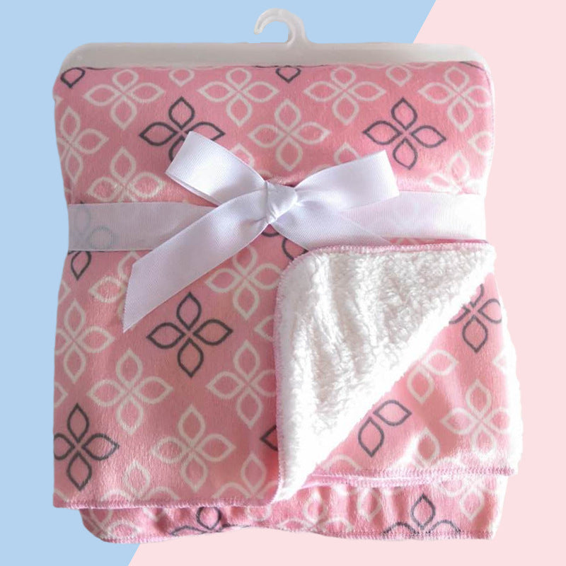 Baby double coral fleece blanket - Minihomy