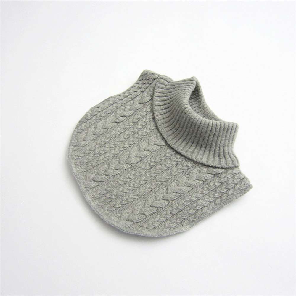 Children's Pullover Warm High-neck Knitted Scarf - Minihomy