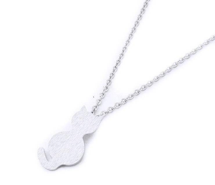 Plating alloy women's necklace trend pet cat necklace - Minihomy