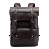 Backpack PU leather student bag - Minihomy