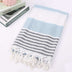 Cotton striped beach towel - Minihomy