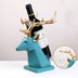 Nordic creative deer head wine rack - Minihomy