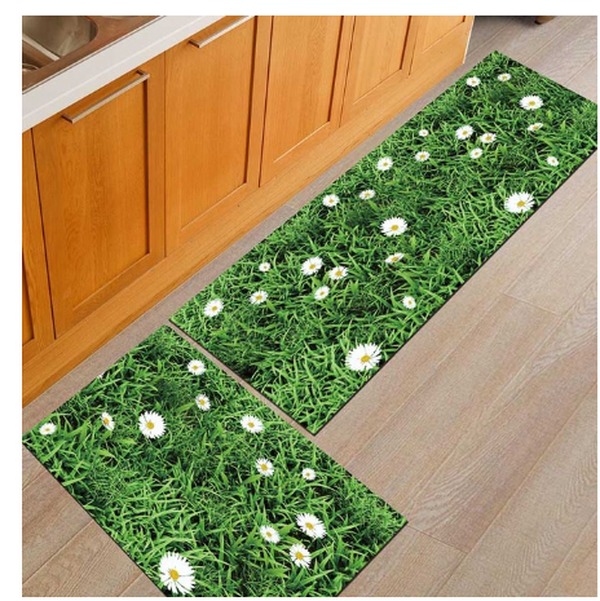 Machine Washable Non-Slip Floor Mats for Doorways, Bathrooms, and Bedside Areas - Minihomy